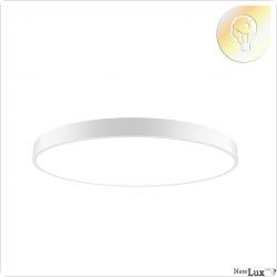 NewLux LED Wand-/Deckenl. Round 56 D/I, DM 900, 90W, CCT 3000|3500|4000K, UGR<19, DALI, weiss