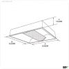 Fly I, ELRL, Metall, Wei, 2x36,00W, IP20, 230V, 620mm