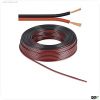 Kabel 50m Rolle 2-polig 0,75mm H03VH-H YZWL, schwarz/rot, AWG18
