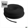 Kabel PVC-ummantelt, schwarz, 3x0,75mm H05VV-F 3G, Meterware